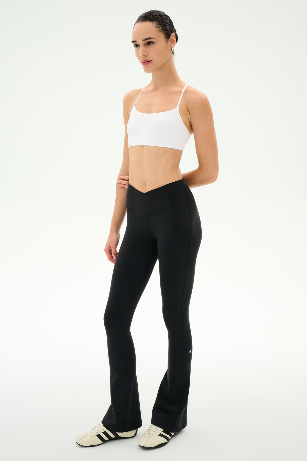 Splits59 Raquel Crossover Supplex Flare in Black