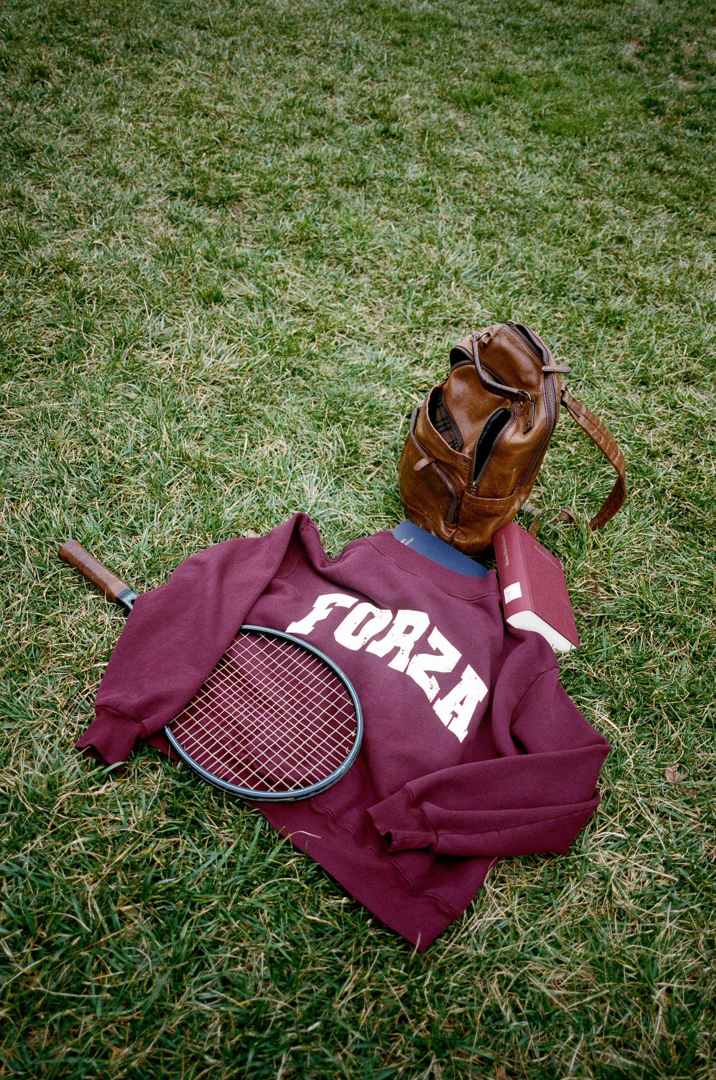 IVY LEAGUE MOCKNECK - MAROON