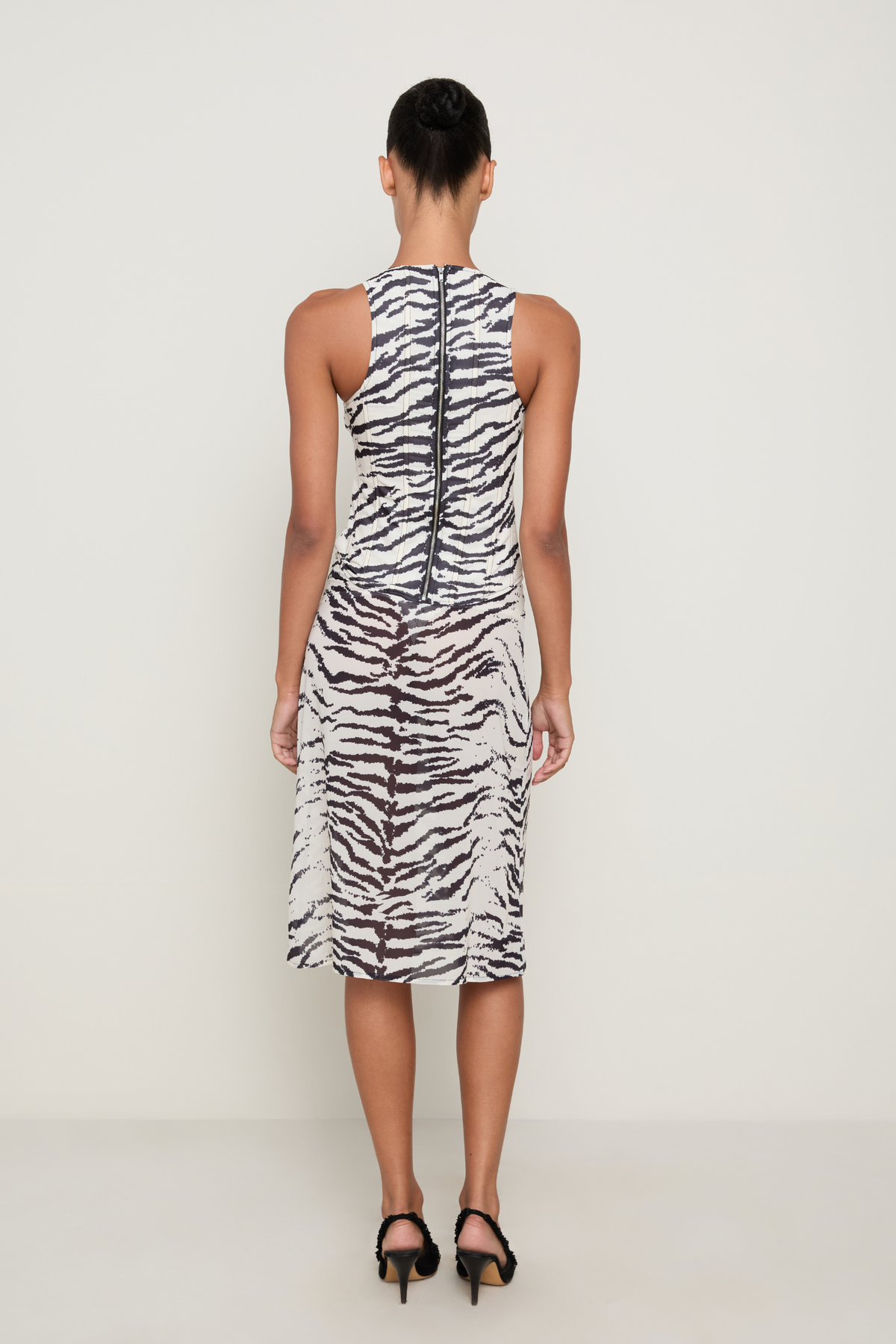 Miaou Aimee Skirt in Tiger Print