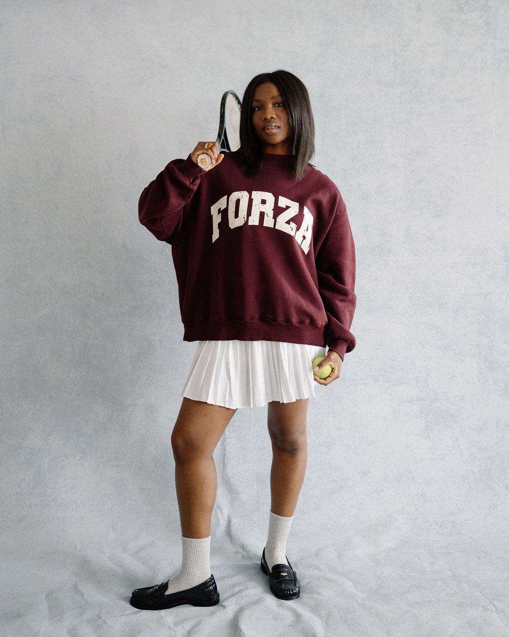 IVY LEAGUE MOCKNECK - MAROON
