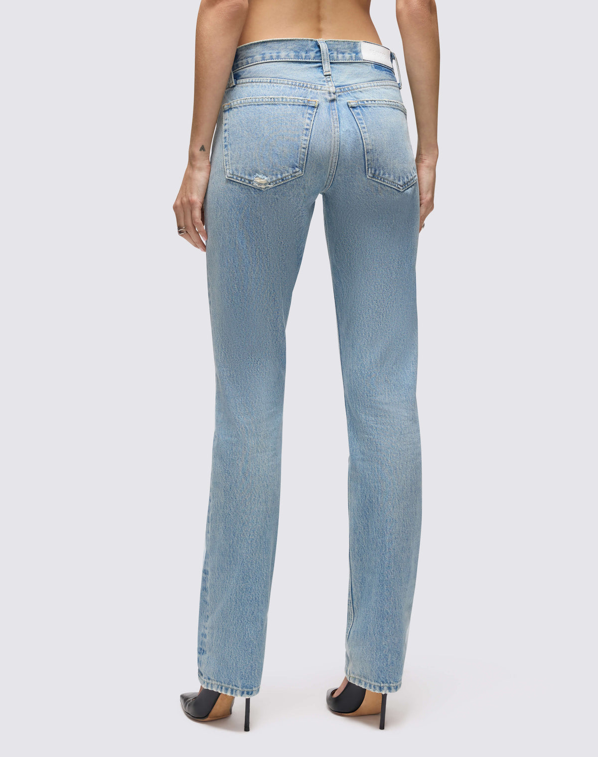 RE/DONE Slim Cig Jeans in Opal Indigo