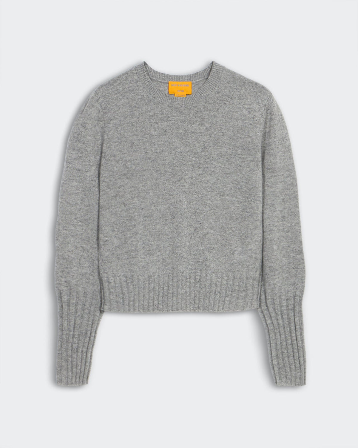 Guest in Residence Shrunken Crew in Heather Gray