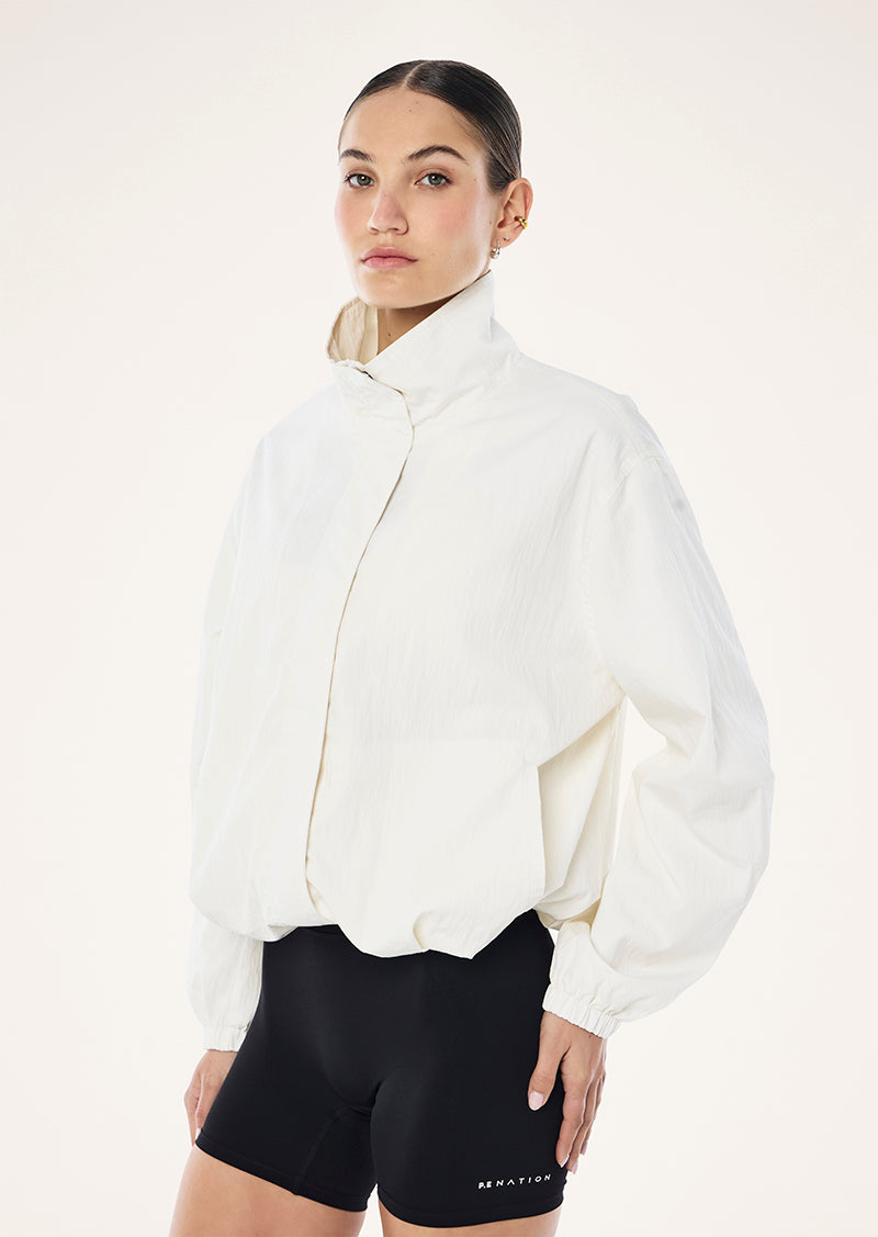 P.E Nation Universal Jacket in Whisper White Cream