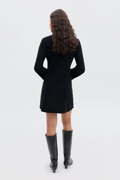 RIXO Aly Dress in Black