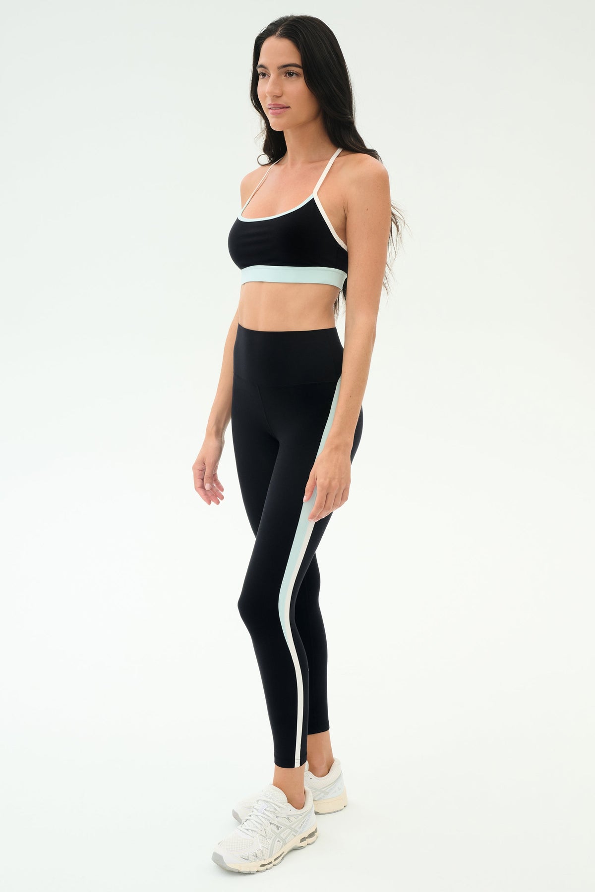 Splits59 Emerson Airweight Bra in Black/Ice