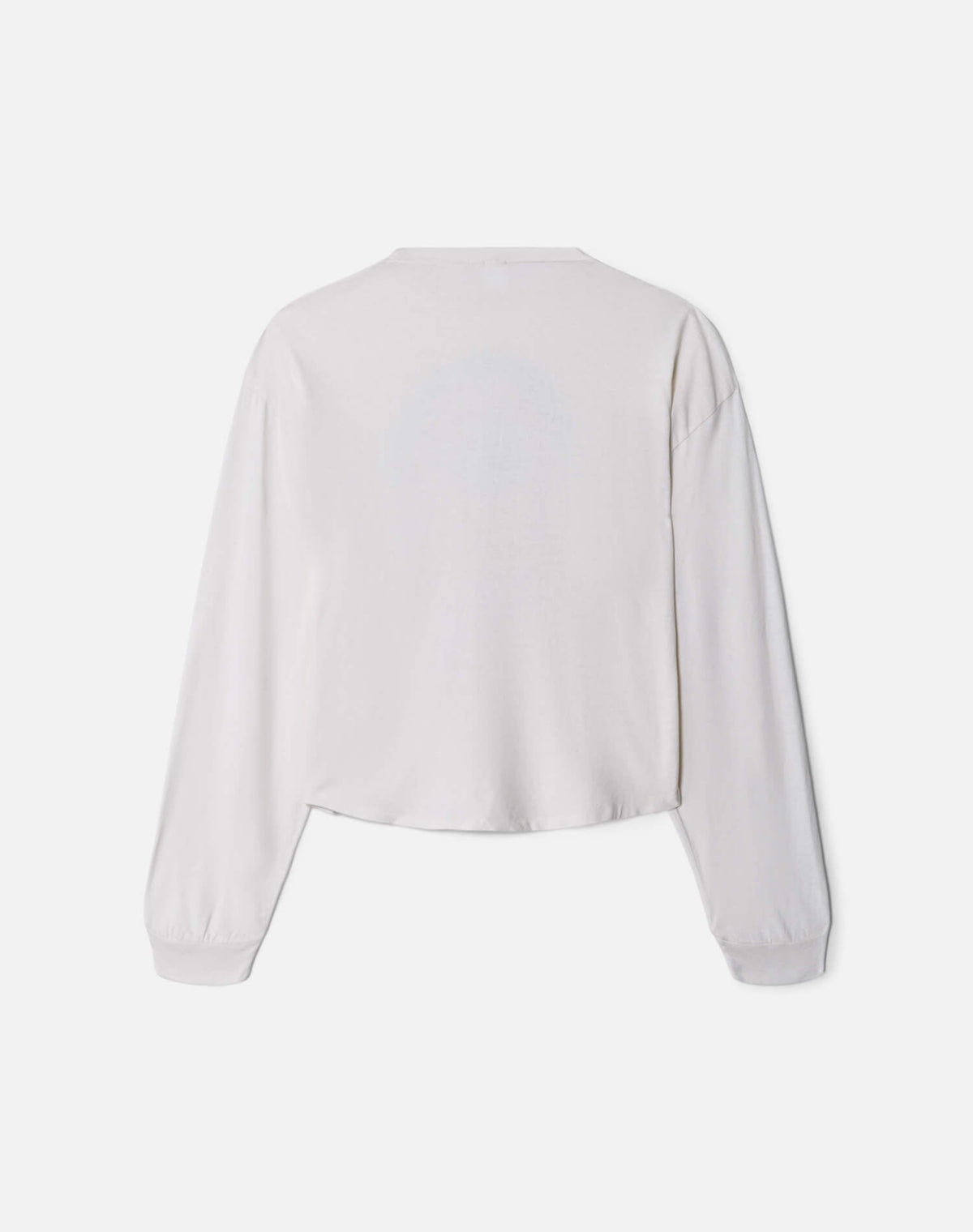 RE/DONE Boxy Boyfriend Long Sleeve Ski Bum in Vintage White