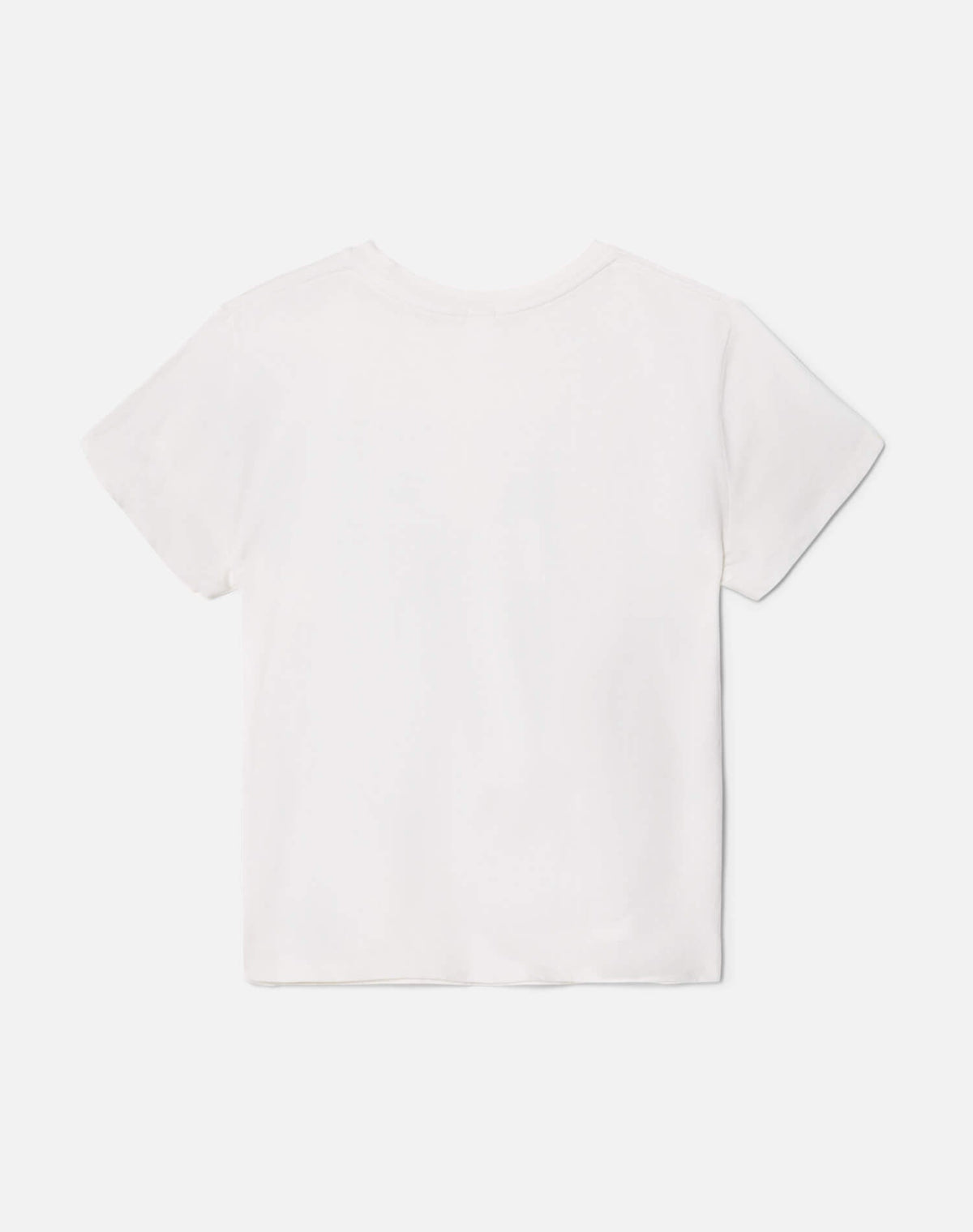 RE/DONE Classic "Spring Fling" Tee in Vintage White