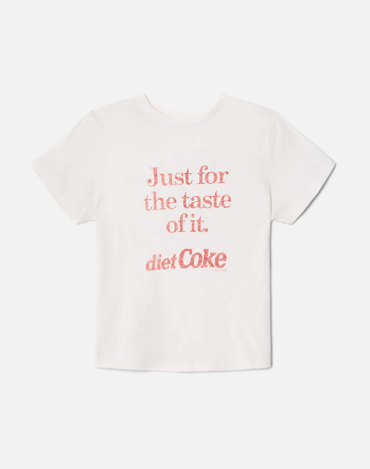 RE/DONE Classic Tee Diet Coke in Vintage White