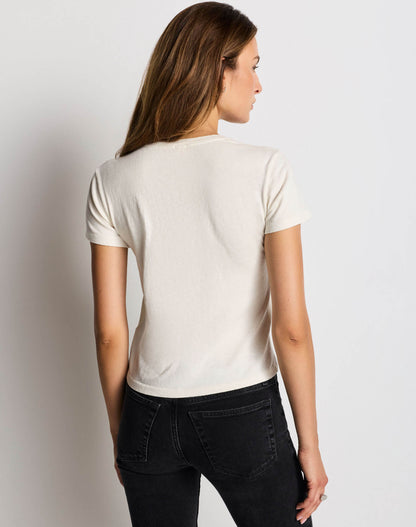 RE/DONE Classic Tee Alice Late in Vintage White