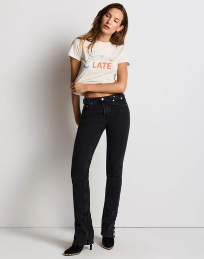 RE/DONE Classic Tee Alice Late in Vintage White