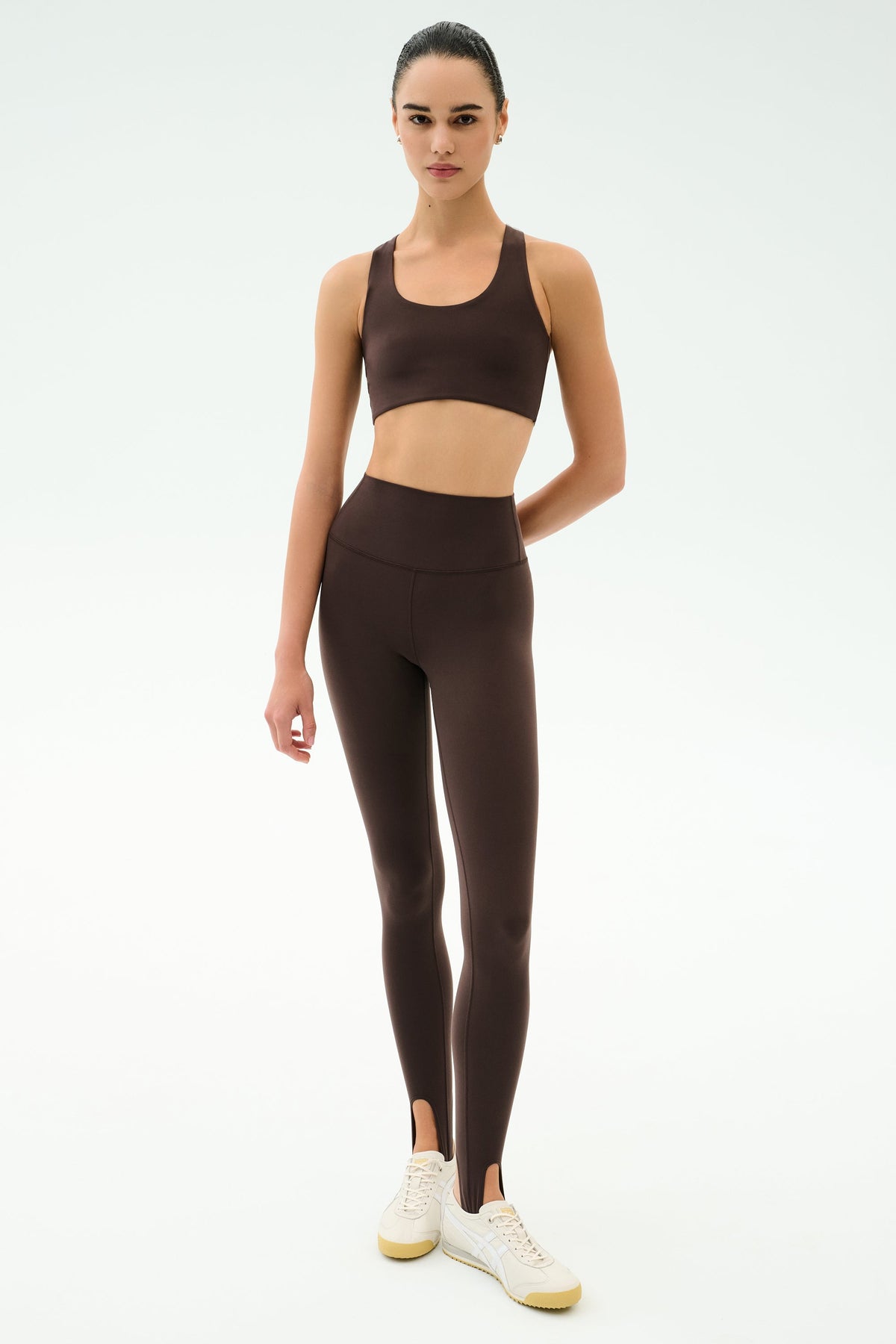 Splits59 Sara Airweight Bra in Dark Chocolate