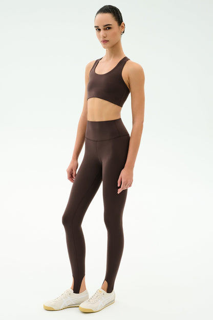 Splits59 Sara Airweight Bra in Dark Chocolate