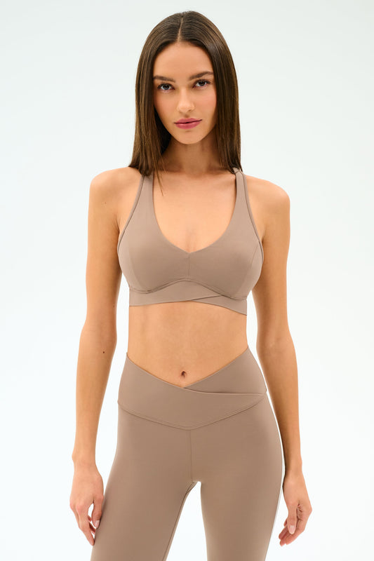 Splits59 Mia Rigor Bra in Latte