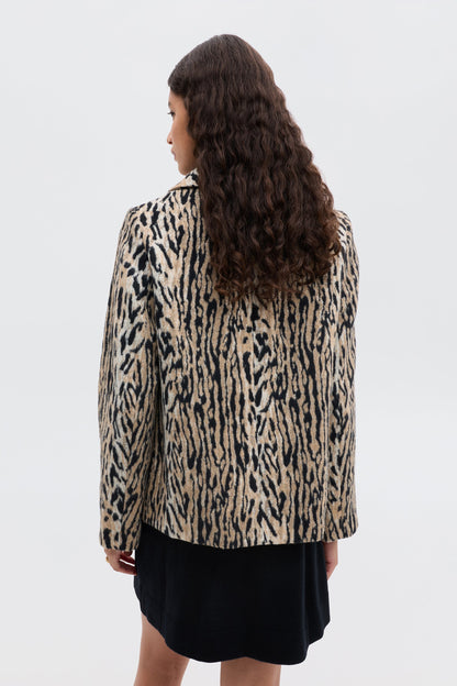 RIXO Tommie Jacket in Bohemia Leopard