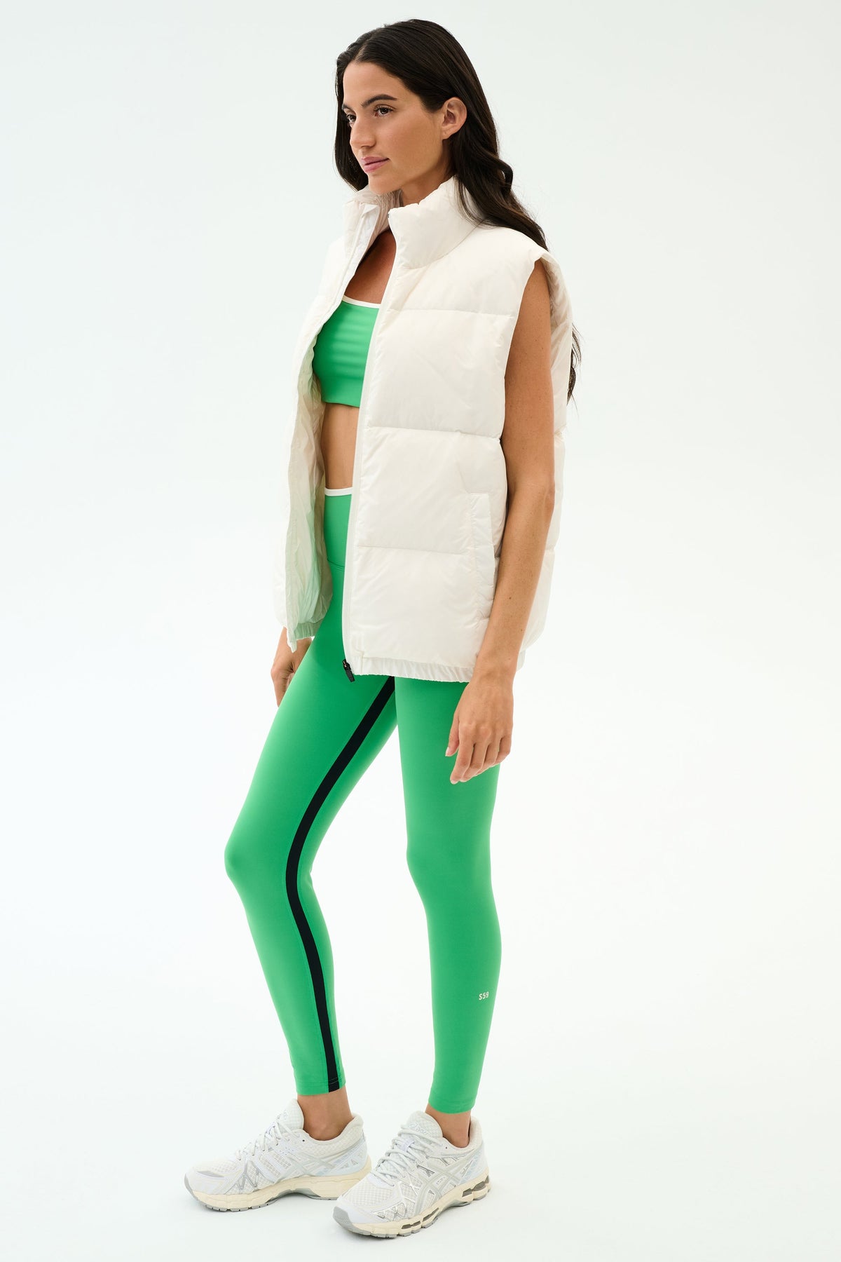 Splits59 Summit Nylon Puffer Vest in White