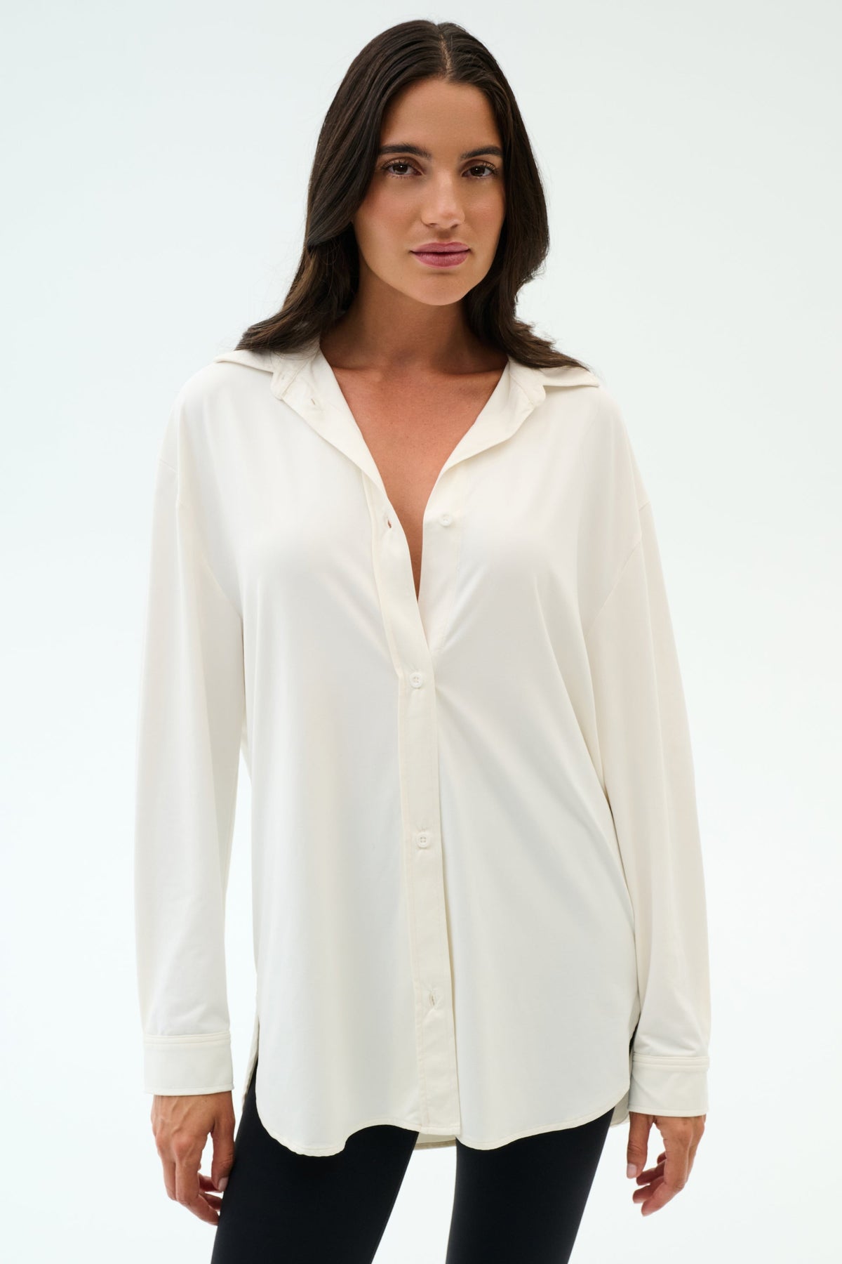 Splits59 Kate Airweight Lite Button Down in White