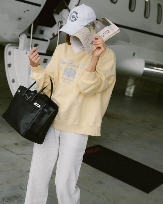 Forza Beach Club Mockneck - Butter Yellow