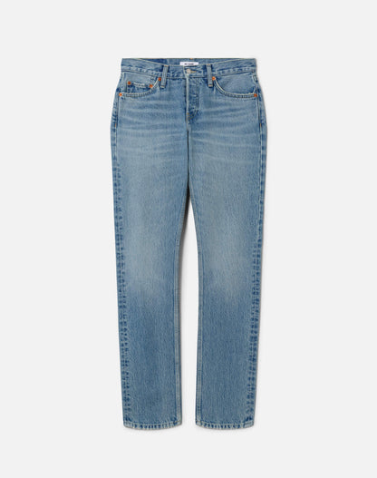 RE/DONE Slim Cig Jeans in Opal Indigo