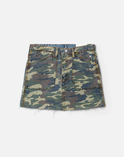 RE/DONE Surplus Rewind Skirt in Thunderstruck