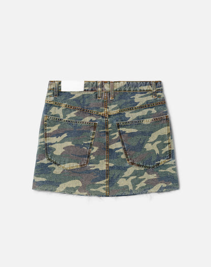 RE/DONE Surplus Rewind Skirt in Thunderstruck