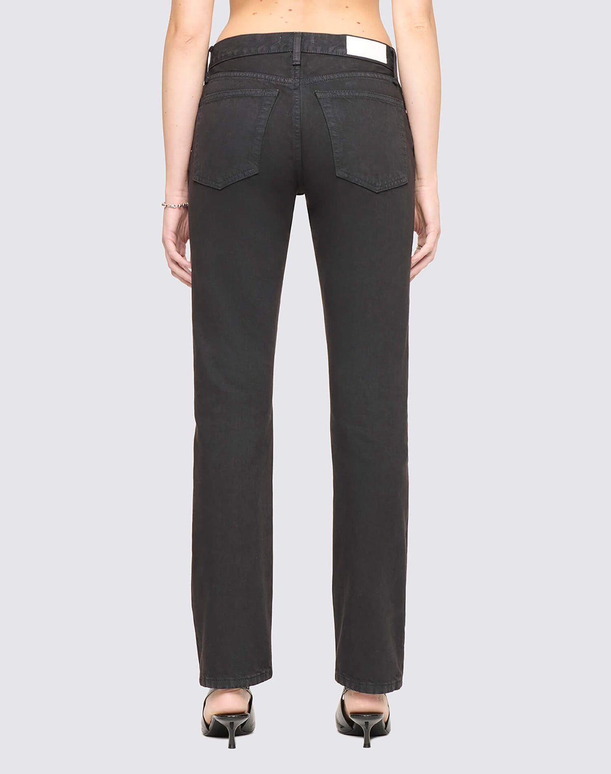 RE/DONE Slim Cig Jeans in Black