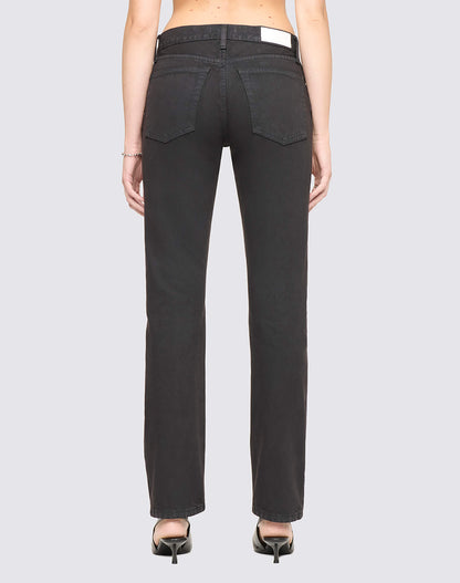 RE/DONE Slim Cig Jeans in Black
