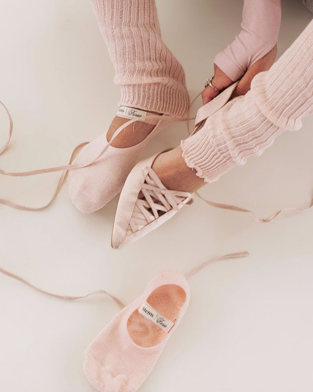 FORZA x STEMS Ballet Grip Socks