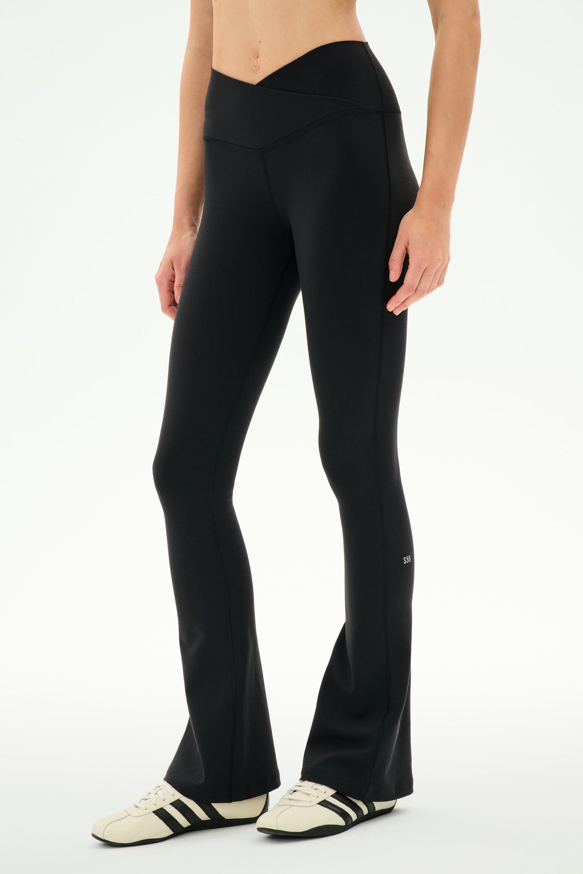 Splits59 Raquel Crossover Supplex Flare in Black