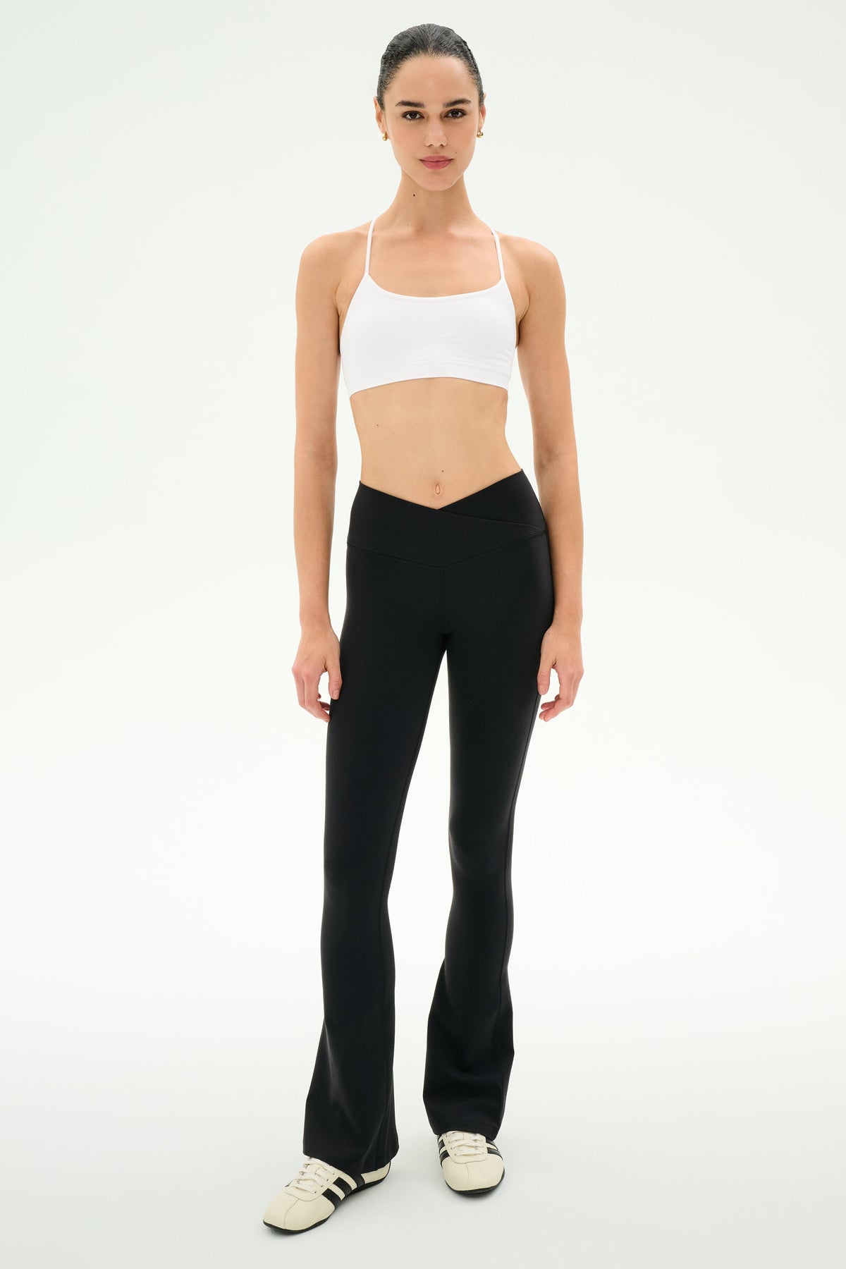 Splits59 Raquel Crossover Supplex Flare in Black