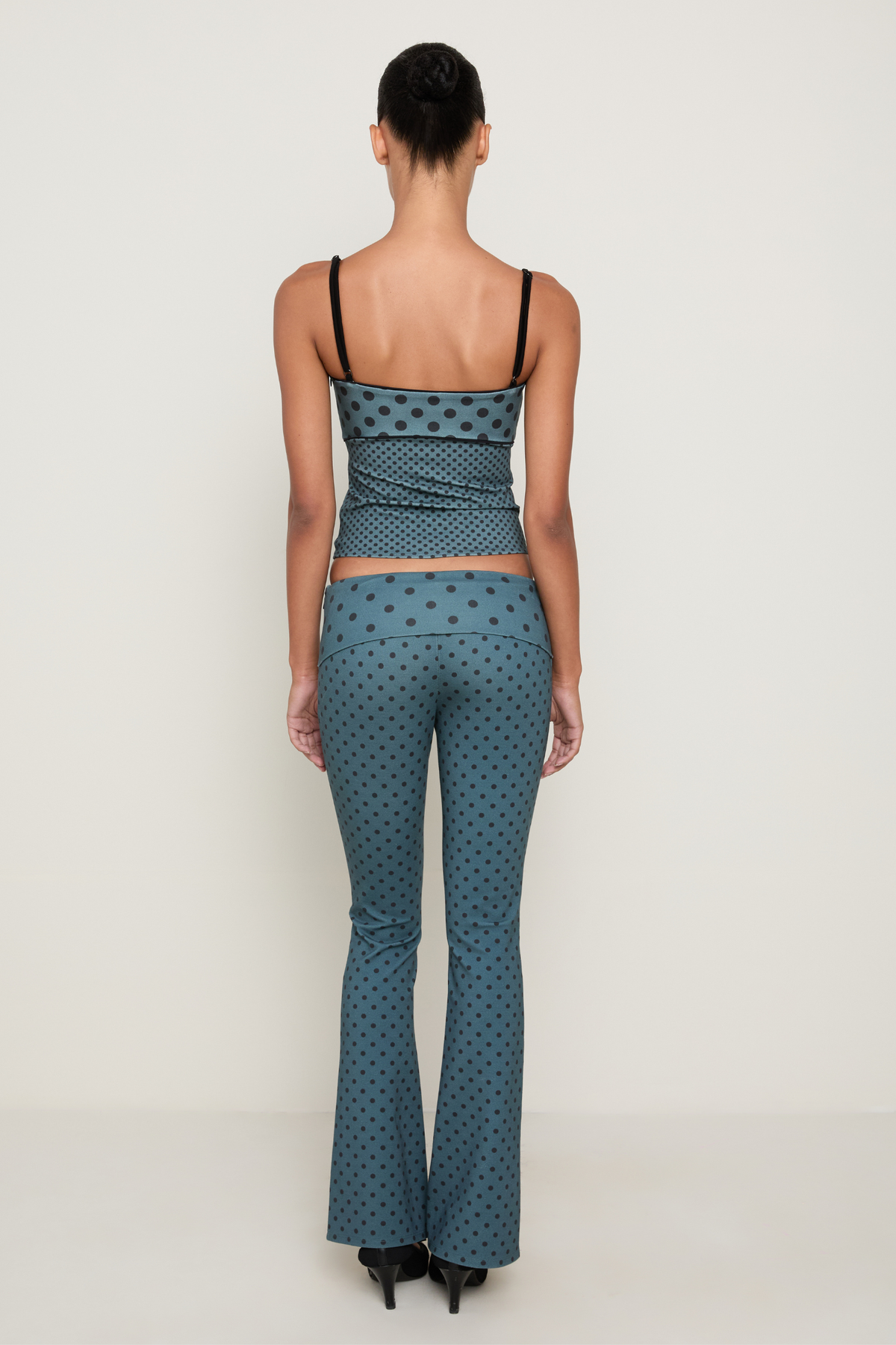 Miaou Stella Tank in Slate Polka Dot