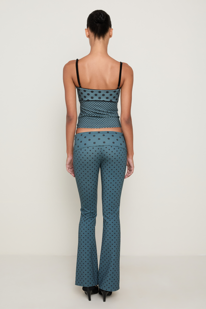Miaou Stella Tank in Slate Polka Dot
