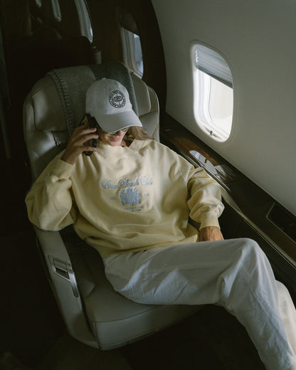 Forza Beach Club Mockneck - Butter Yellow
