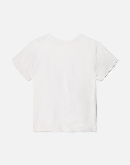 RE/DONE Classic "Bambi" Tee in Vintage White