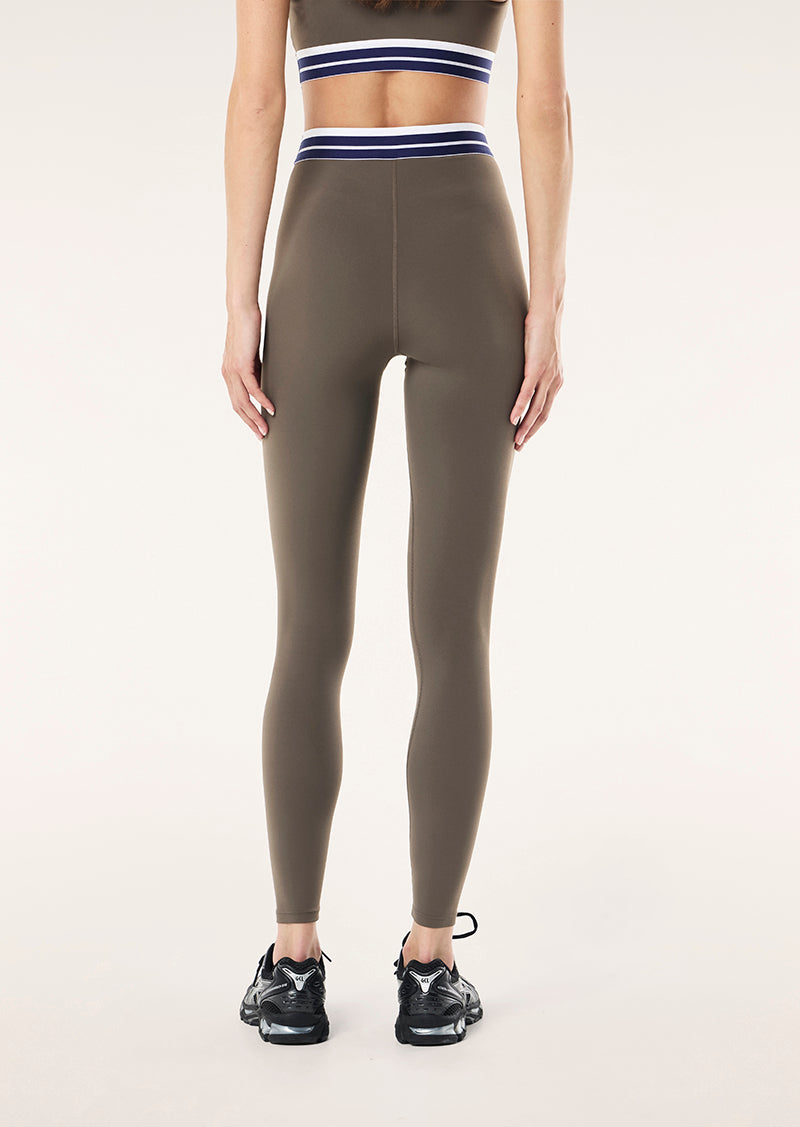 P.E Nation Avant Full Length Leggings in Major Brown