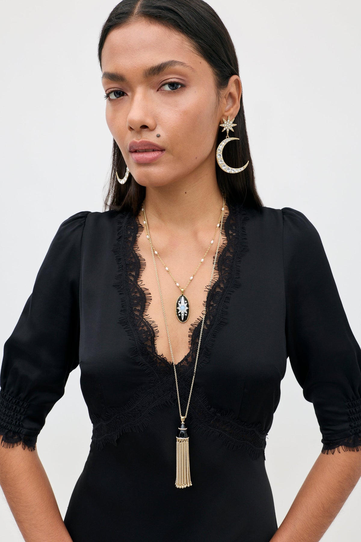 RIXO Annina Dress in Black