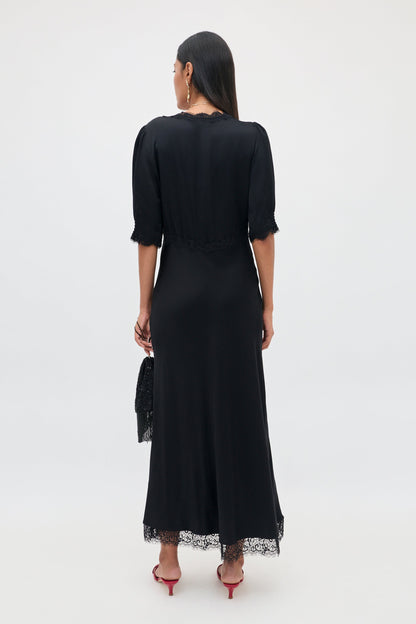 RIXO Annina Dress in Black