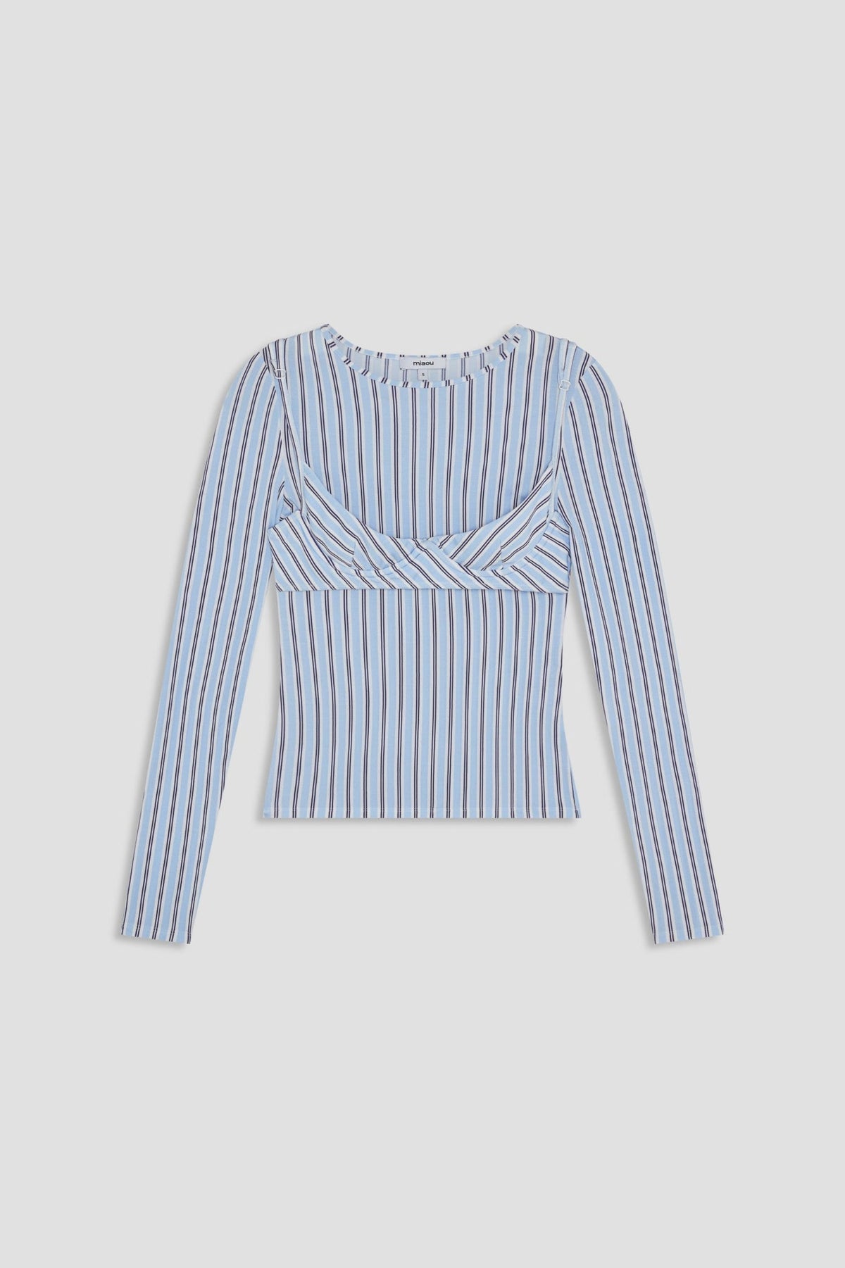 Miaou Cara Top in Blue Stripe