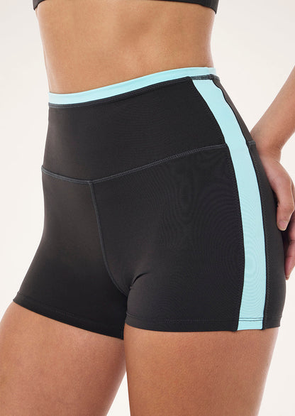 P.E Nation Convex 3" Bike Short in Smokestone