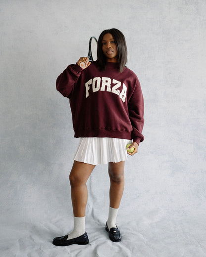 IVY LEAGUE MOCKNECK - MAROON