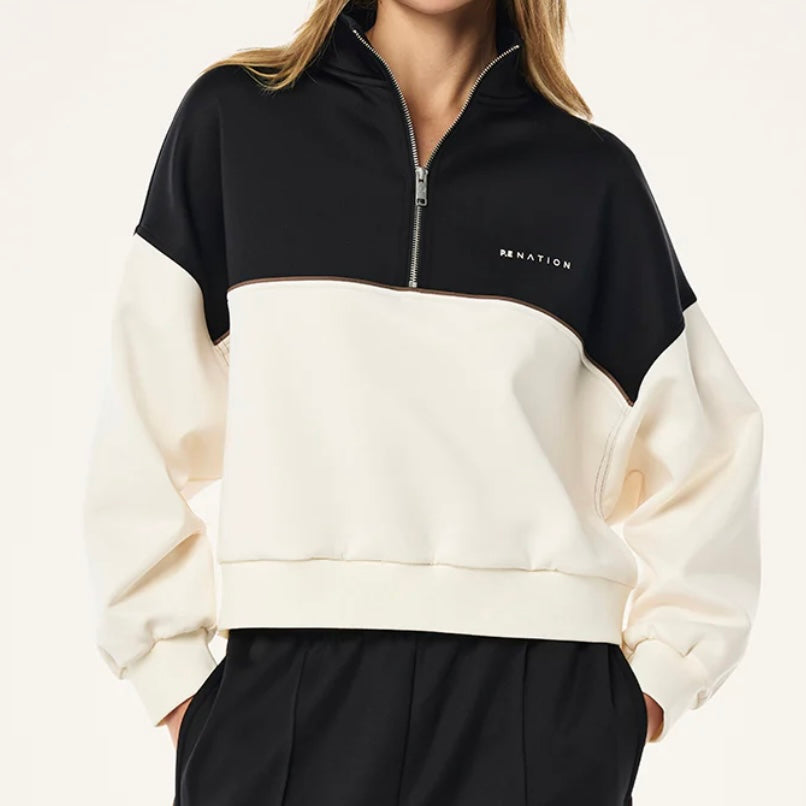 P.E Nation Boundless Zip Neck