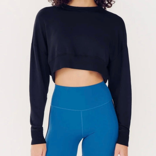 SPLITS59 Noah Fleece Crop Sweatshirt