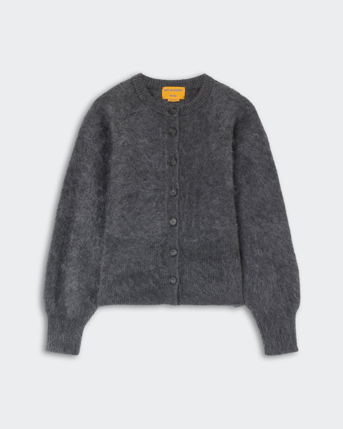 Guest in Residence Grizzly Sculpted Cardigan in Charcoal
