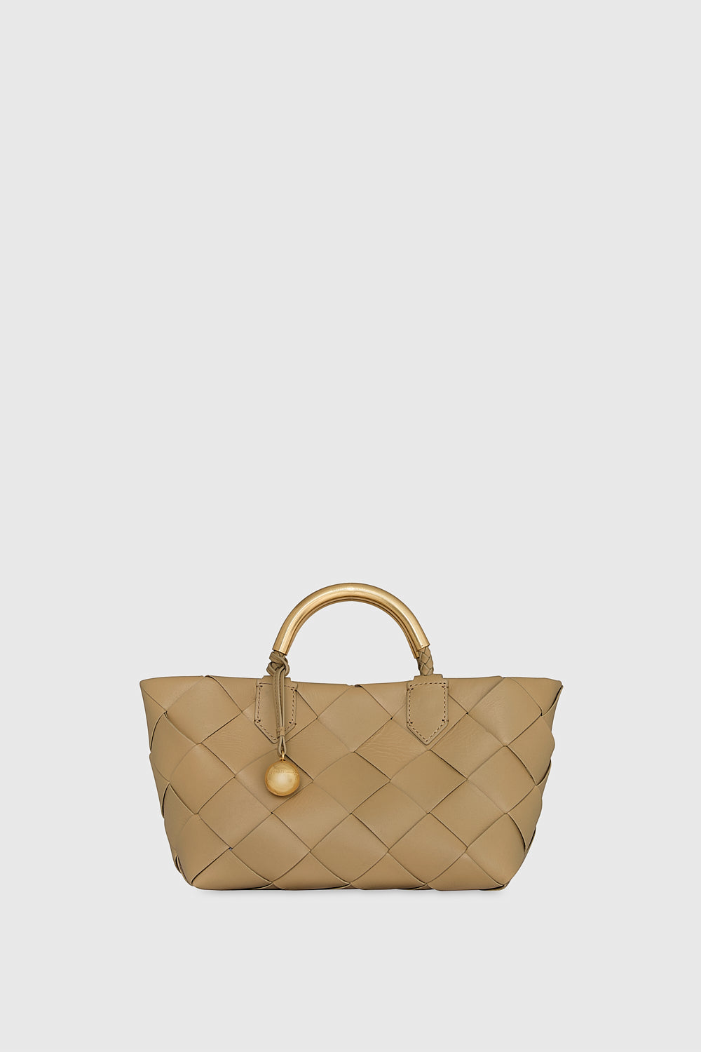 Rebecca Minkoff Frankie Woven Mini Tote in Cherrywood