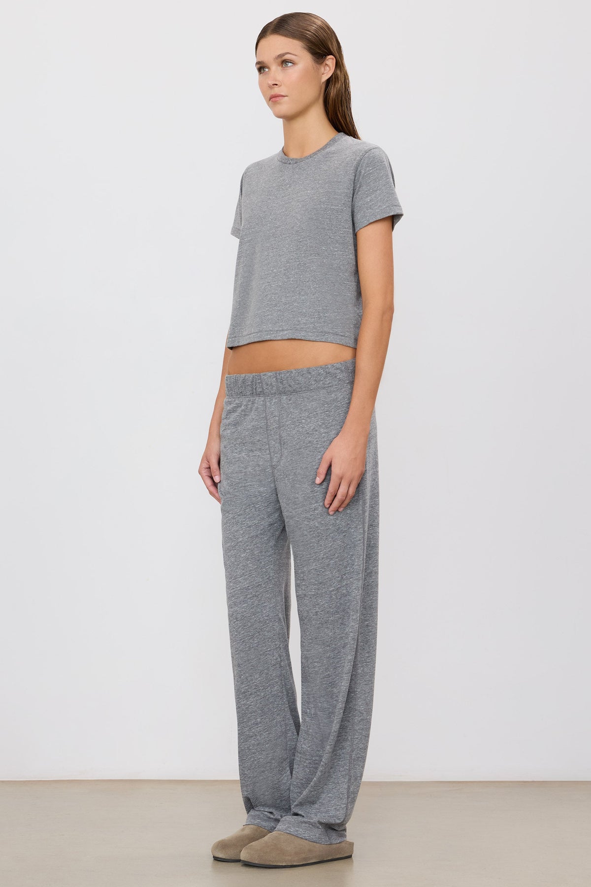 Eterne Lounge Pant in Dark Heather Grey