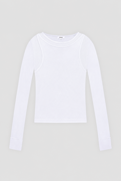 Miaou Mari Top in White