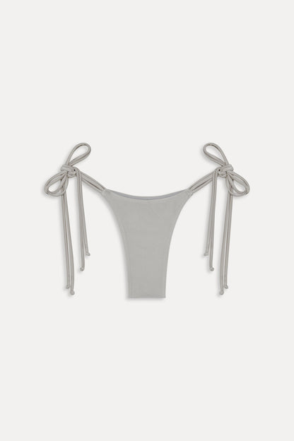 Frankie's Bikinis Mabel Satin Bikini Bottom in Moon