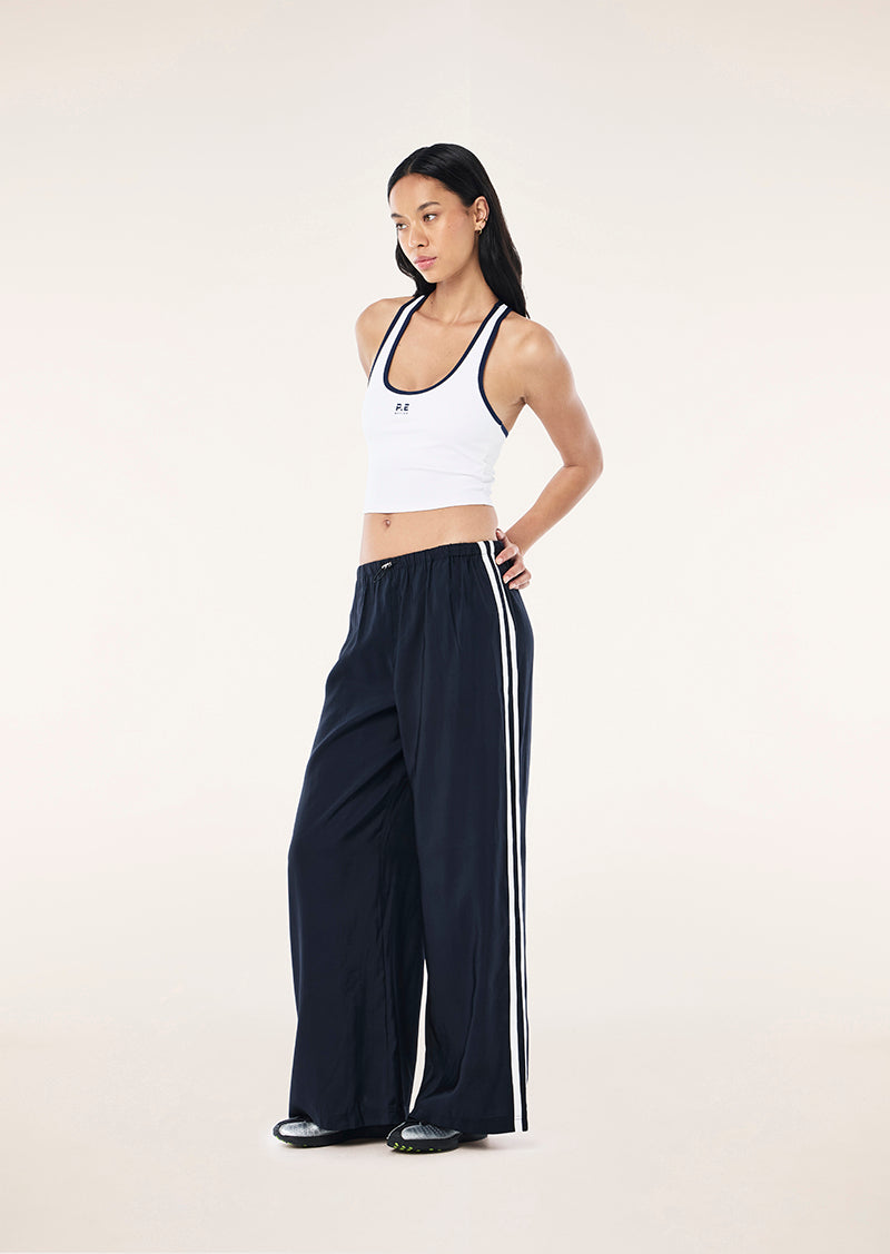 P.E Nation Revive Modal Pant in Black/Whisper White