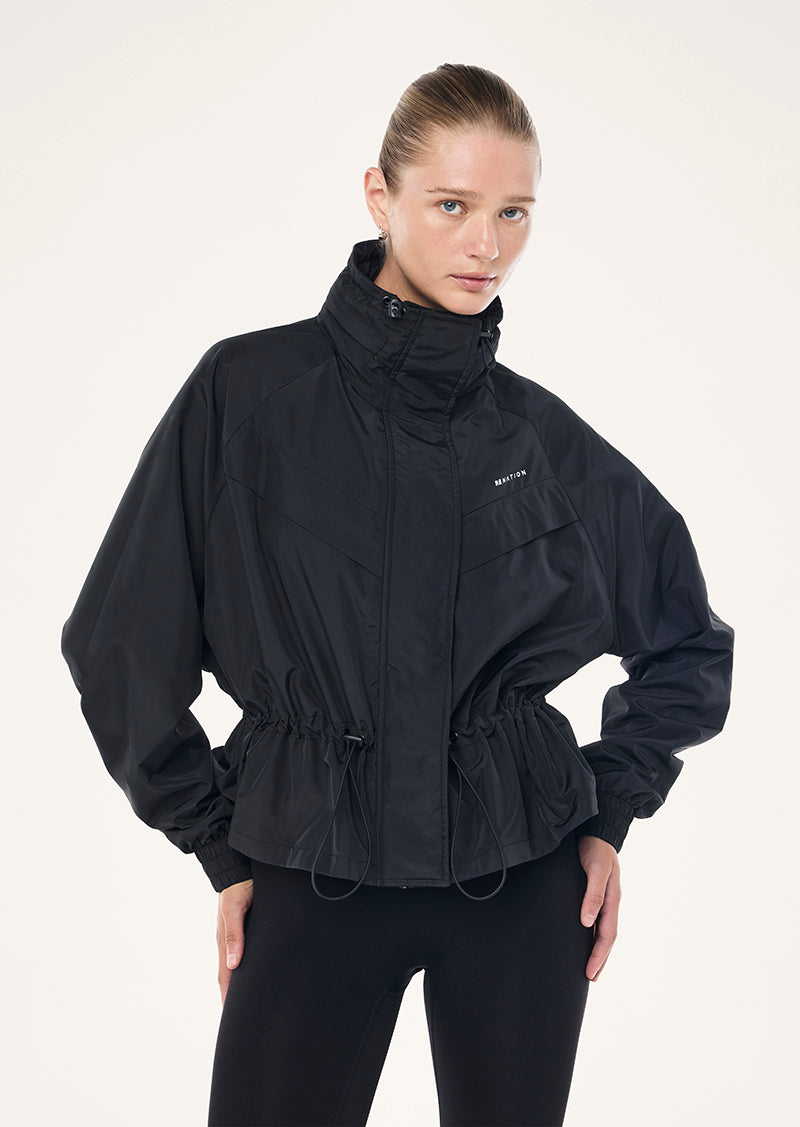 P.E Nation Shelter Jacket in Black