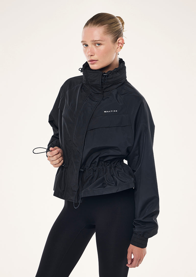 P.E Nation Shelter Jacket in Black