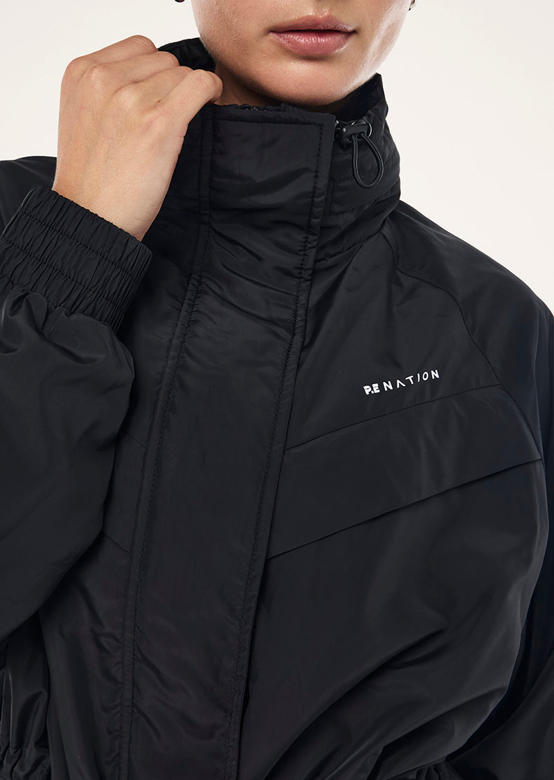 P.E Nation Shelter Jacket in Black